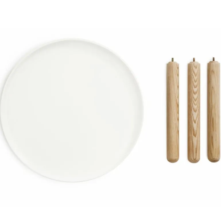 Normann Copenhagen Tablo table large, glossy white