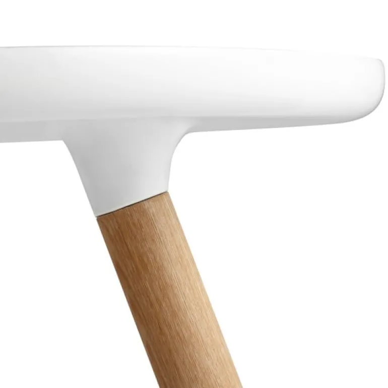 Normann Copenhagen Tablo table large, glossy white