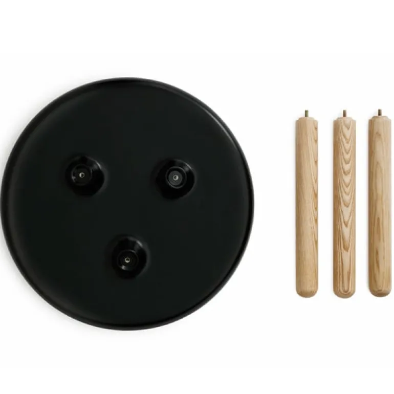 Normann Copenhagen Tablo table large, matt black