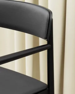 Normann Copenhagen Timb armchair, black - Ultra leather black