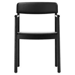 Normann Copenhagen Timb armchair, black - Ultra leather black