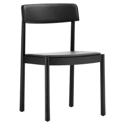 Normann Copenhagen Timb chair, tan - Ultra leather black