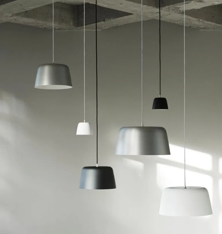 Normann Copenhagen Tub pendant, 44 cm, aluminium