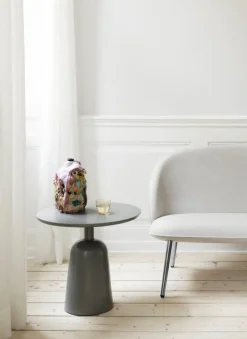 Normann Copenhagen Turn side table 55 cm, grey