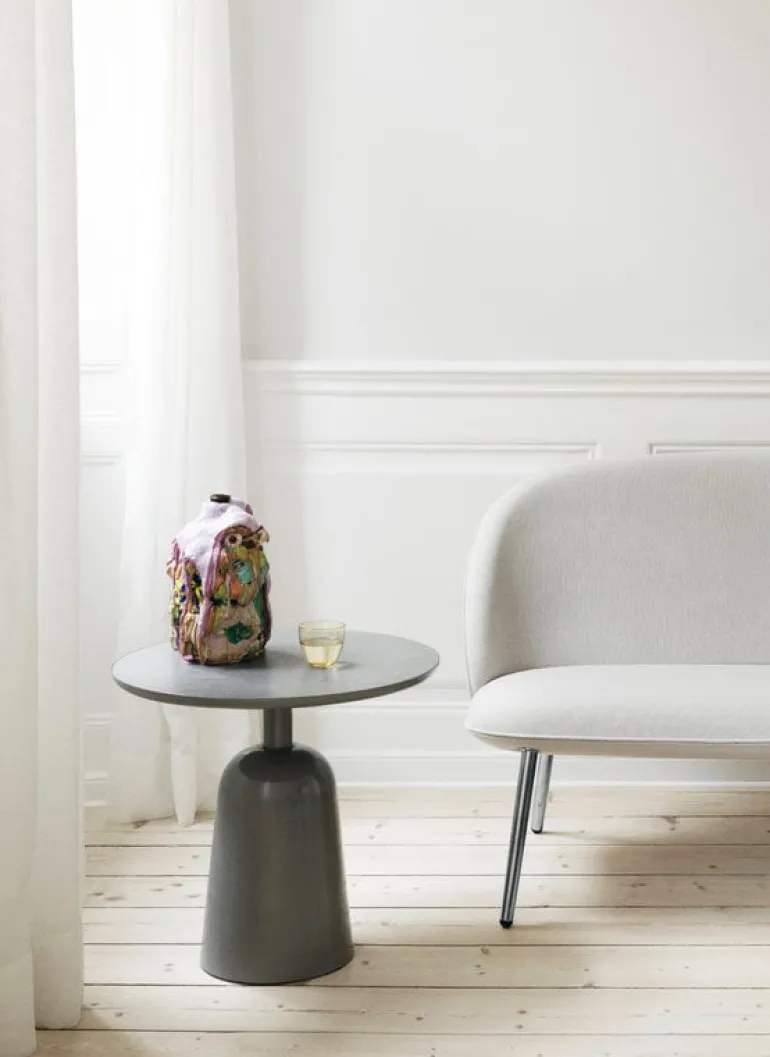 Normann Copenhagen Turn side table 55 cm, grey