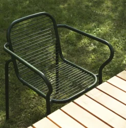 Normann Copenhagen Vig armchair, dark green