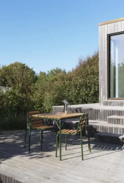 Normann Copenhagen Vig chair, Robinia wood - dark green