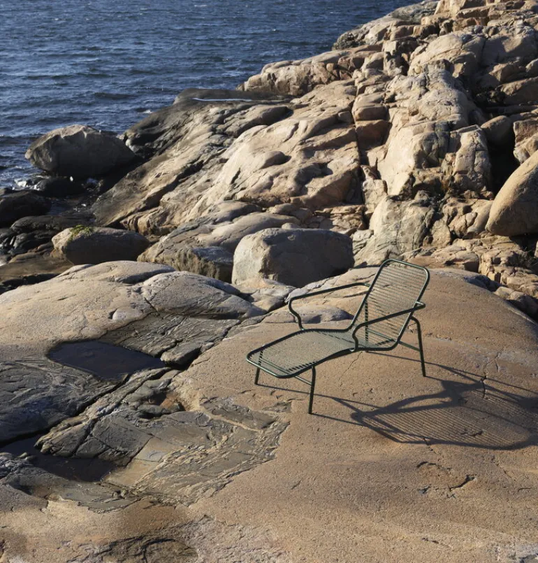 Normann Copenhagen Vig chaise longue, dark green
