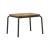 Normann Copenhagen Vig coffee table, 55 x 45 cm, Robinia wood - dark green