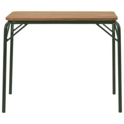 Normann Copenhagen Vig dining table, 90 x 80 cm, Robinia wood - dark green