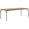 Normann Copenhagen Vig dining table, 90 x 200 cm Robinia wood - dark green