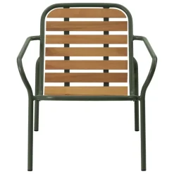 Normann Copenhagen Vig lounge chair, Robinia wood - dark green