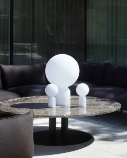 Normann Copenhagen Yo portable table lamp, large, white