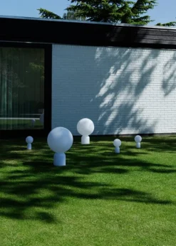 Normann Copenhagen Yo portable table lamp, large, white