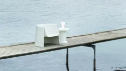 Normann Copenhagen Yo portable table lamp, small, white