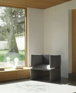 Normann Copenhagen Yo portable table lamp, small, white