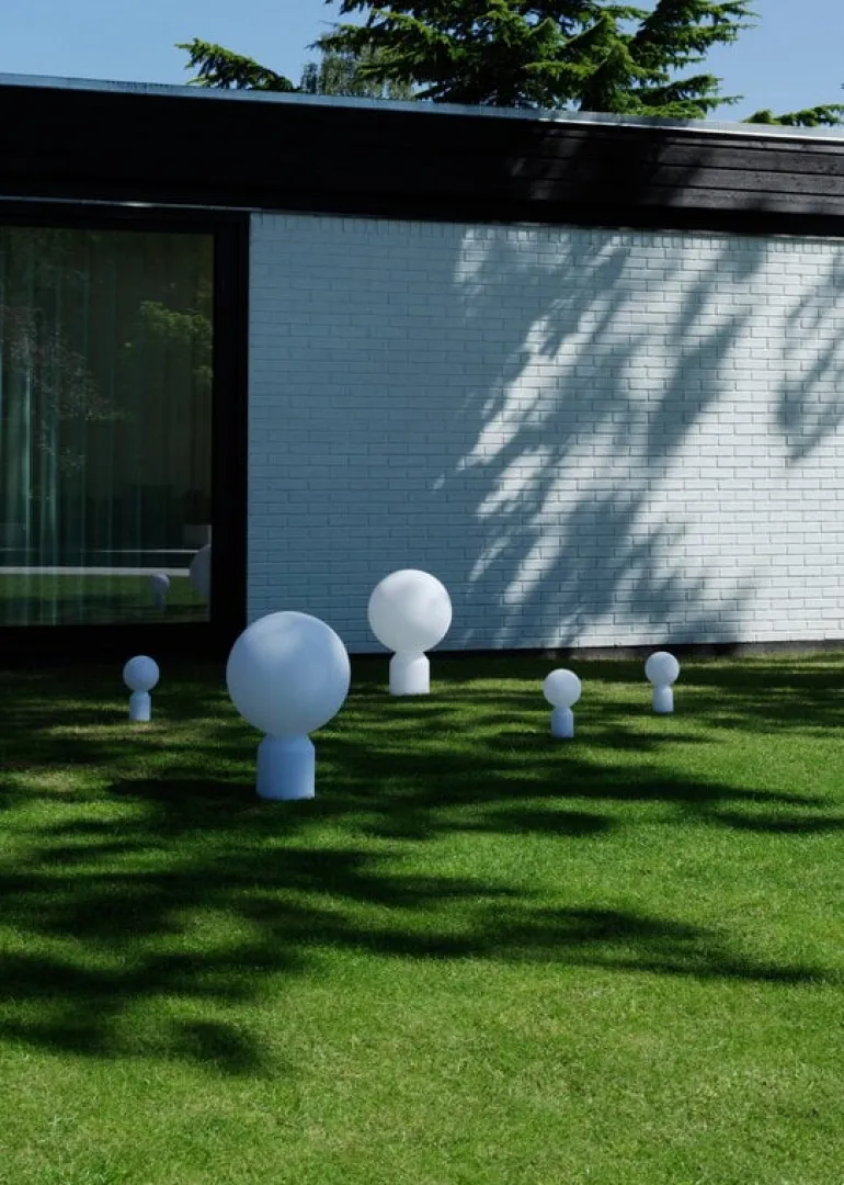 Normann Copenhagen Yo portable table lamp, small, white