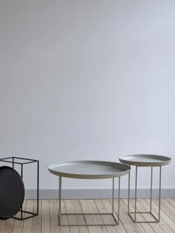 NORR11 Duke coffee table, 70 cm, stone