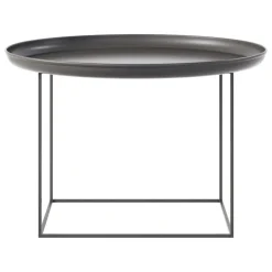 NORR11 Duke coffee table, 70 cm, earth black