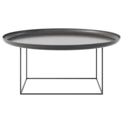 NORR11 Duke coffee table, 90 cm, earth black