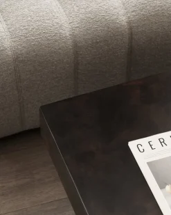 NORR11 Gear Square coffee table, 100 x 100 cm, earth