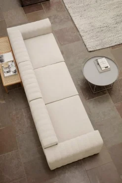 NORR11 Le Roi bench, oak stained ash - rattan