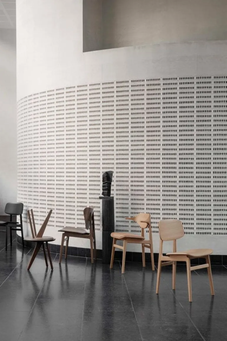 NORR11 NY11 chair, natural oak