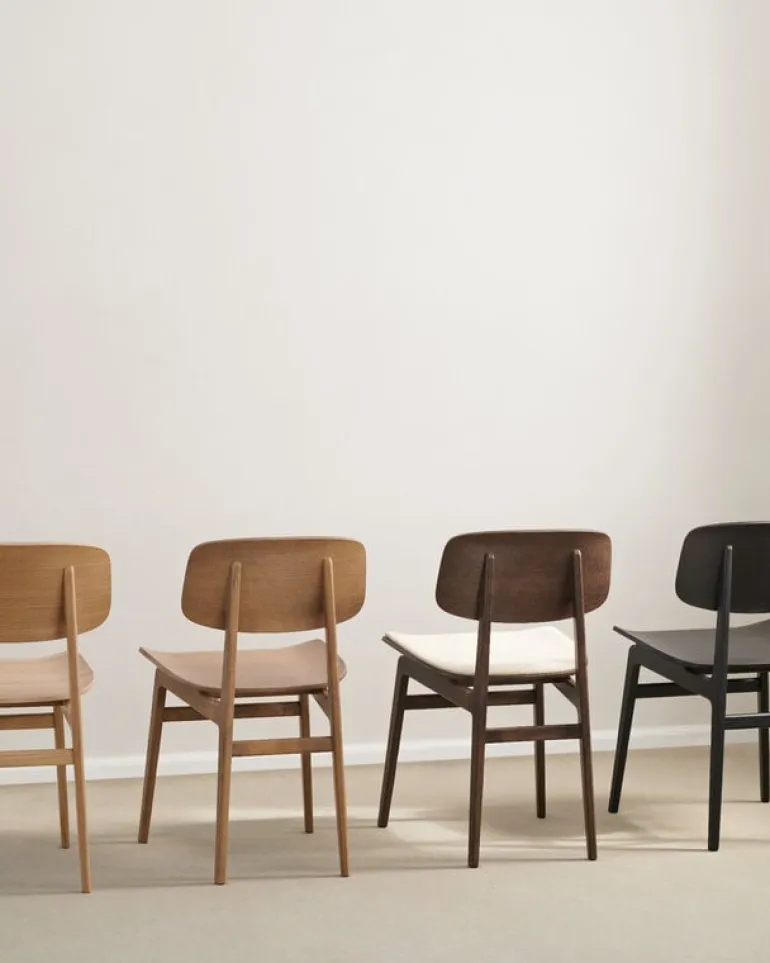 NORR11 NY11 chair, natural oak