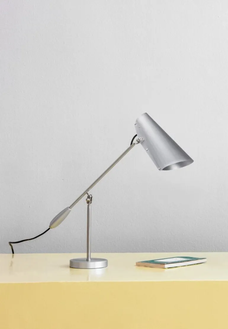 Northern Birdy table lamp, 70th anniversary, aluminium