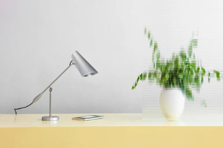 Northern Birdy table lamp, 70th anniversary, aluminium