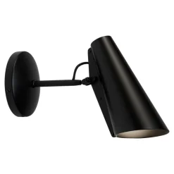 Northern Birdy wall lamp, black