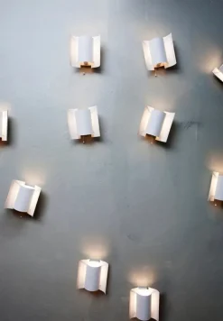 Northern Butterfly wall lamp, matt white