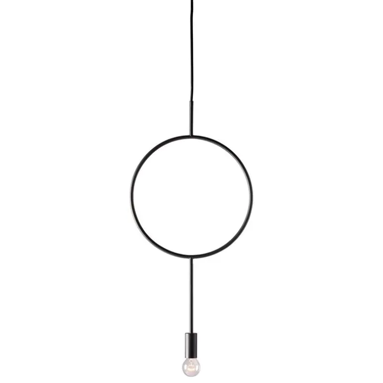 Northern Circle pendant, dark grey