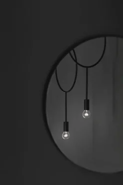 Northern Circle pendant, dark grey