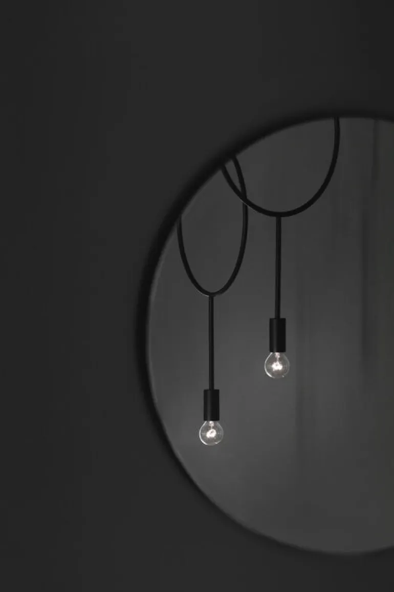 Northern Circle pendant, dark grey