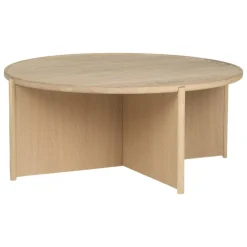 Northern Cling coffee table, large, 90 cm, light oiled oak