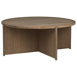 Northern Cling coffee table, large, 90 cm, smoked oak