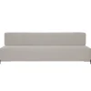 Northern Daybe sofa bed, black metal - light grey Brusvik 02