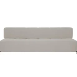 Northern Daybe sofa bed, black metal - light grey Brusvik 02