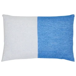 Northern Echo cushion cover, 40 x 60 cm, vertical blue