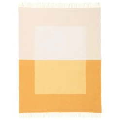 Northern Echo throw, 130 x 170 cm, yellow