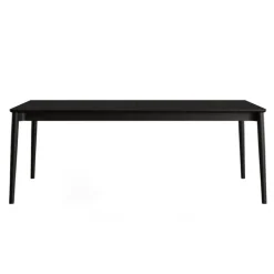 Northern Expand dining table, 200 x 90 cm, extendable, black oak