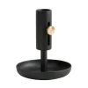 Northern Granny candle holder, 11,5 cm, black