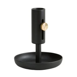 Northern Granny candle holder, 11,5 cm, black
