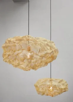 Northern Heat pendant, L, brass