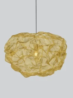 Northern Heat pendant, L, brass