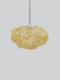 Northern Heat pendant, L, brass