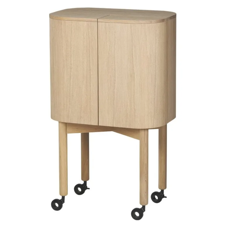 Northern Loud bar cabinet, light oak