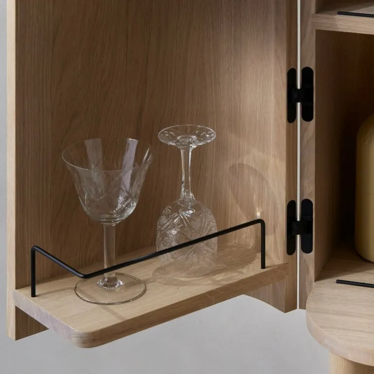 Northern Loud bar cabinet, light oak