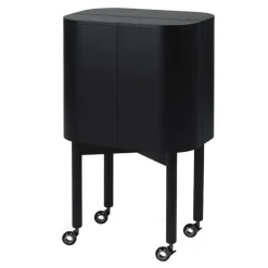 Northern Loud bar cabinet, black oak